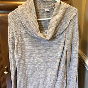 cowl neck sweater